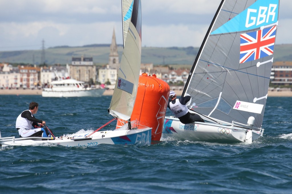 July 29, 2012  Finn class  Race 1 © Richard Gladwell www.photosport.co.nz